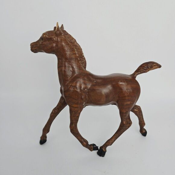 Breyer Vintage 1970s Running Foal Woodgrain - Picture 2 of 12